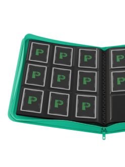 Alternative view of Palms Off Gaming Collector's Series 9 Pocket Zip Binder - Turquoise