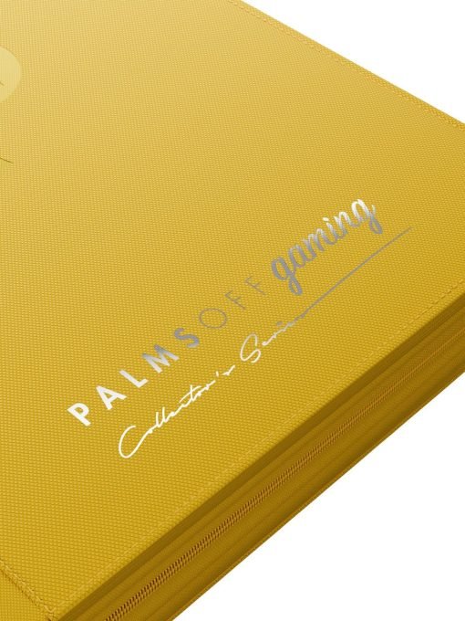 Palms Off Gaming Collector'S Series 9 Pocket Zip Binder - Yellow - Image 4 Palms Off Gaming Collector'S Series 9 Pocket Zip Binder - Yellow - Image 4