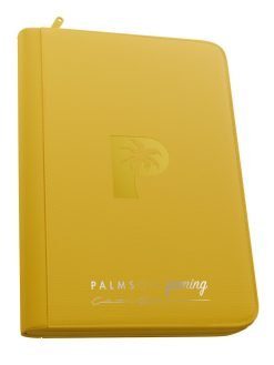 Palms Off Gaming Collector's Series 9 Pocket Zip Binder - Yellow