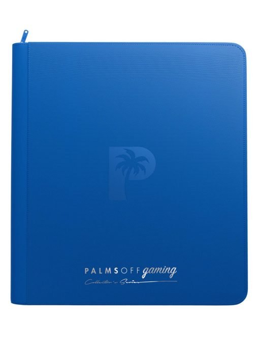 Palms Off Gaming Collector'S Series 12 Pocket Zip Binder - Blue - Image 7 Palms Off Gaming Collector'S Series 12 Pocket Zip Binder - Blue - Image 7