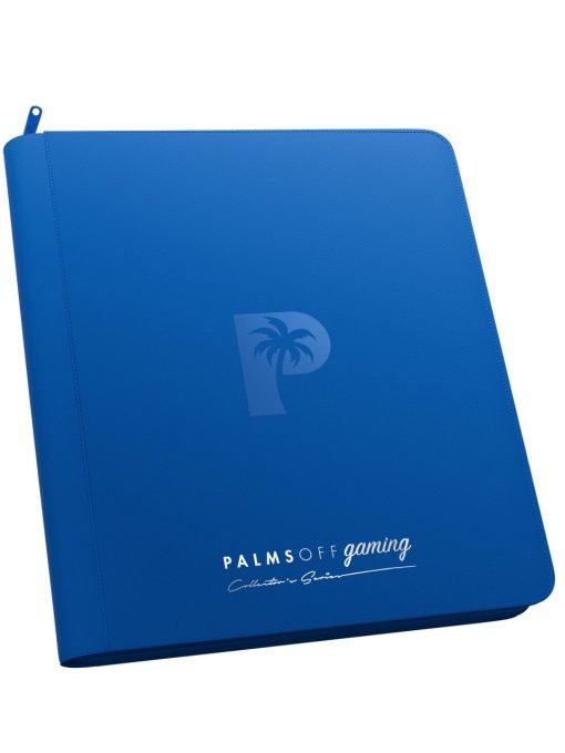Palms Off Gaming Collector'S Series 12 Pocket Zip Binder - Blue Palms Off Gaming Collector'S Series 12 Pocket Zip Binder - Blue