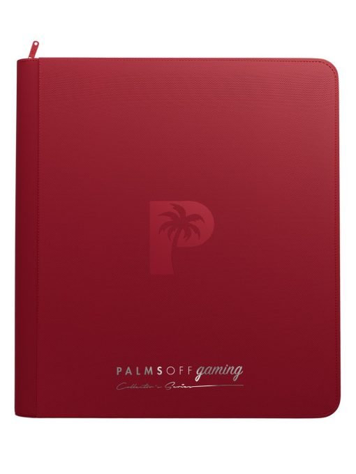 Palms Off Gaming Collector'S Series 12 Pocket Zip Binder - Red - Image 7
