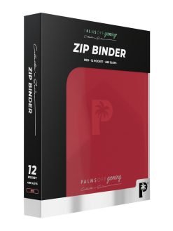 Palms Off Gaming Collector'S Series 12 Pocket Zip Binder - Red - Image 8