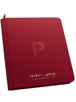 Palms Off Gaming Collector's Series 12 Pocket Zip Binder - Red