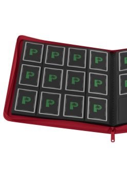 Alternative view of Palms Off Gaming Collector's Series 12 Pocket Zip Binder - Red