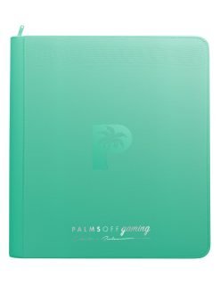 Palms Off Gaming Collector'S Series 12 Pocket Zip Binder - Turquoise - Image 7 Palms Off Gaming Collector'S Series 12 Pocket Zip Binder - Turquoise - Image 7