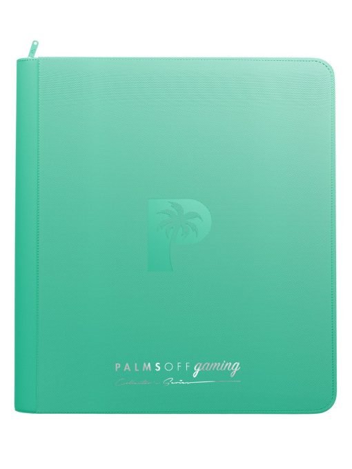 Palms Off Gaming Collector'S Series 12 Pocket Zip Binder - Turquoise - Image 7 Palms Off Gaming Collector'S Series 12 Pocket Zip Binder - Turquoise - Image 7