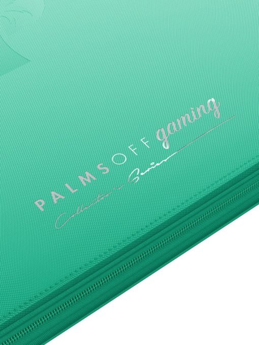 Palms Off Gaming Collector'S Series 12 Pocket Zip Binder - Turquoise - Image 4 Palms Off Gaming Collector'S Series 12 Pocket Zip Binder - Turquoise - Image 4