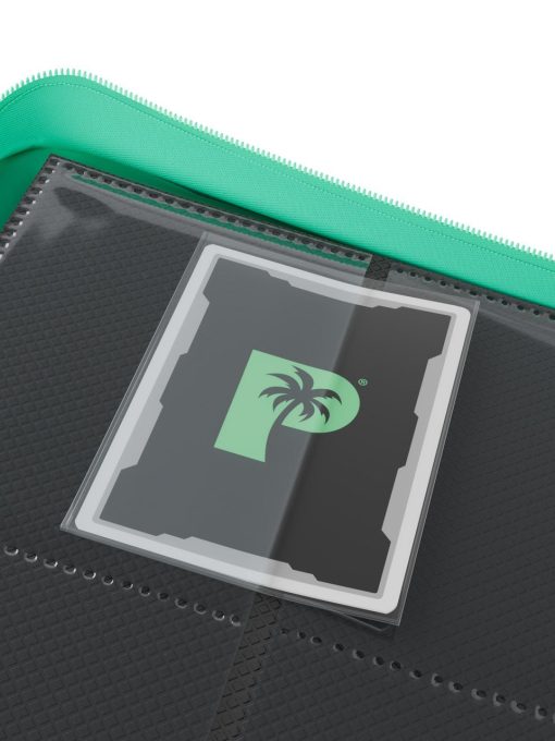 Palms Off Gaming Collector'S Series 12 Pocket Zip Binder - Turquoise - Image 3 Palms Off Gaming Collector'S Series 12 Pocket Zip Binder - Turquoise - Image 3