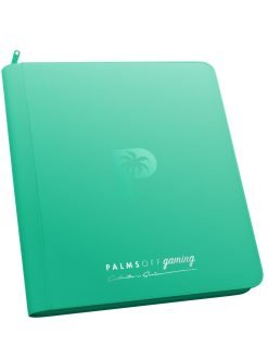 Palms Off Gaming Collector's Series 12 Pocket Zip Binder - Turquoise