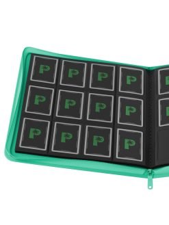 Alternative view of Palms Off Gaming Collector's Series 12 Pocket Zip Binder - Turquoise