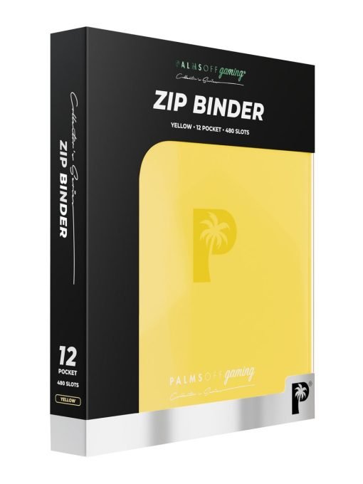 Palms Off Gaming Collector'S Series 12 Pocket Zip Binder - Yellow - Image 8