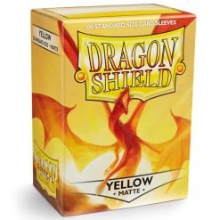 Dragon Shield Standard 100ct Matte Yellow Sleeves 63x88mm - JToys