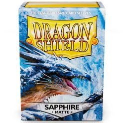 Dragon Shield Standard 100ct Matte Sapphire Sleeves 63x88mm
