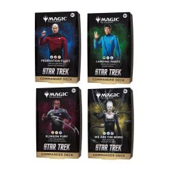 Magic The Gathering Star Trek Commander Decks (Set Of 4) - Jtoys