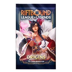 Riftbound League Of Legends Tcg Set One Origins Single Booster Pack - Jtoys