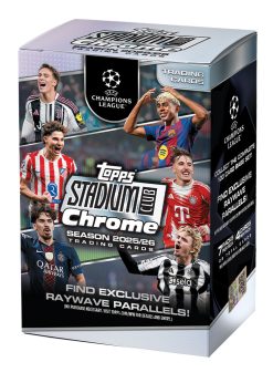 2025/26 Topps Stadium Club Chrome Uefa Champions League Value Box - Jtoys